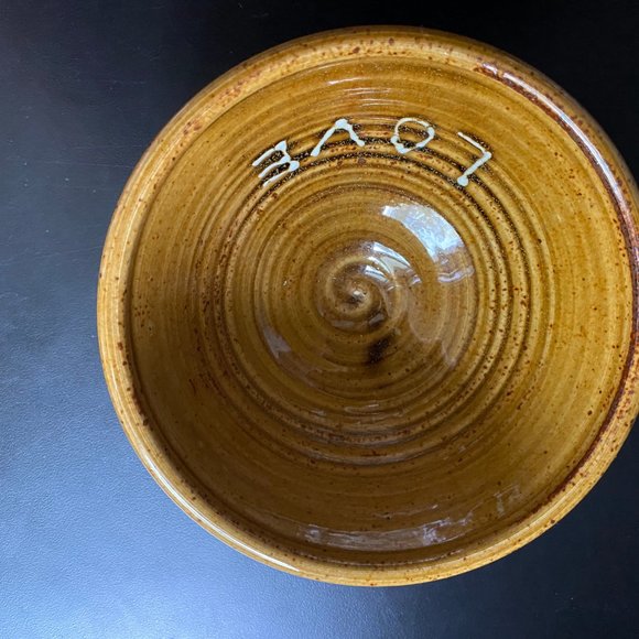 New Handmade "LOVE" Great Bay Pottery NH Dish Bowl - Picture 5 of 6